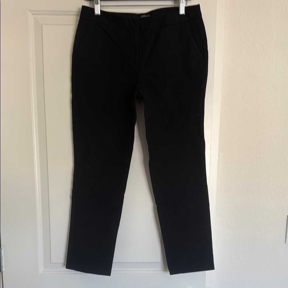 Vince Camuto Black Slim Fit Cropped Pants
